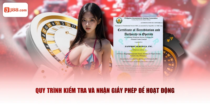 Quy trình kiểm tra và nhận giấy phép để hoạt động